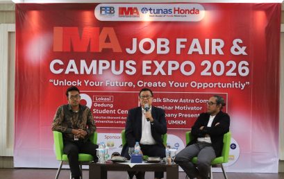 Lewat Seminar IMA Job Fair 2026, FEB Unila Dorong Mahasiswa Berani Ciptakan Peluang Karier Global