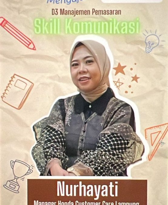Manager Mengajar FEB Unila Hadirkan Praktisi Honda, Bekali Mahasiswa Skill Komunikasi Dunia Kerja